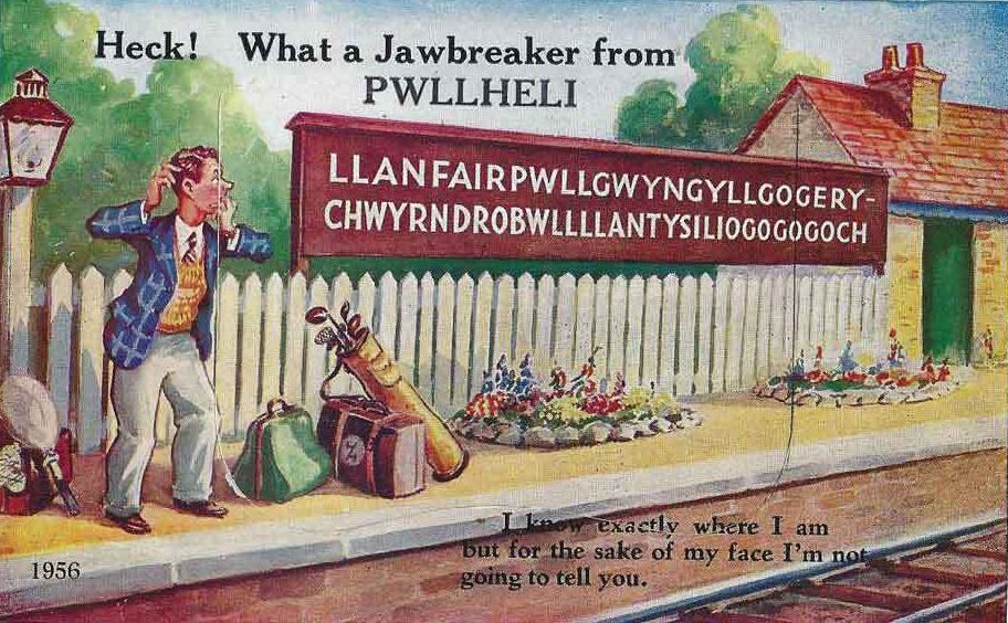 Llanfairpwllgwyngyll Postcard